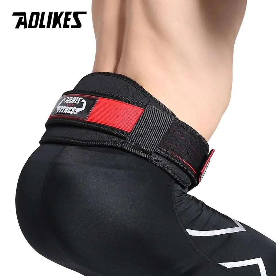 Gym Weightlifting Belt Adjustable Waist Back Support Squat Dumbbell Barbell Deadlifts Training Fitness